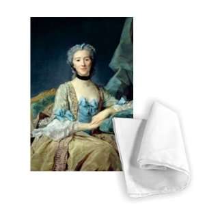  Madame de Sorquainville, 1749 (oil on   Tea Towel 100% 