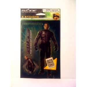  G.I. Joe The Rise of Cobra Stickers RIPCORD with One Free 