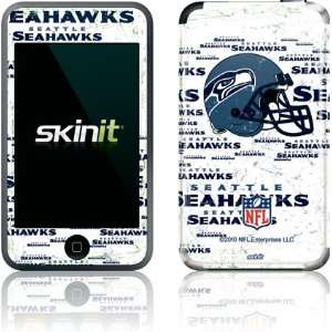  Seattle Seahawks   Blast White skin for iPod Touch (1st 