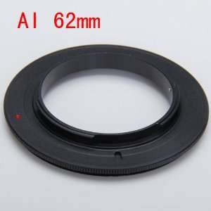  62mm Macro Reverse Ring Adapter for Nikon AI Mount Camera 