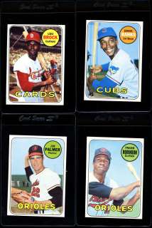 1969 Topps Baseball Complete Set ☻HI GRADE☻ PSA 7 & 8 stars and 