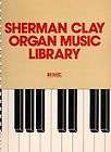 HAL LEONARD SHERMAN CLAY ORGAN MUSIC LIBRARY SONGBOOK 1976
