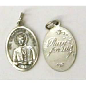  St. Dominic Savio Bulk Oxidized Medal with Jump Ring 