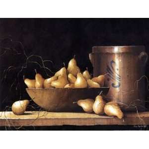  Pears & Crocks Poster by John Rossini (16.00 x 12.00 