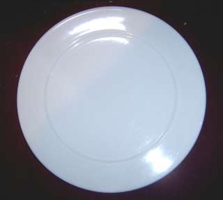 Schramberg SMF Large White Rimmed Dinner Chop Plate 12  