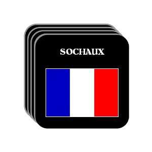  France   SOCHAUX Set of 4 Mini Mousepad Coasters 