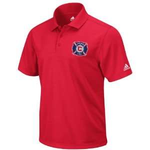  Chicago Fire Red adidas Soccer Team Primary Polo Shirt 