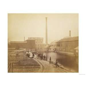  Neckinger Mills, Bermondsey, 19th Century Giclee Poster 