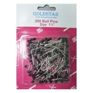 Ball Head Pins Black (1 Pack) Size 1 3/4