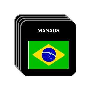 Brazil   MANAUS Set of 4 Mini Mousepad Coasters