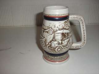 AVON COLLECTORS SMALL BEER STEINOLD TIME CARS  