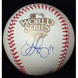 Signed Javier Lopez Baseball   * * World Series COA   Autographed 