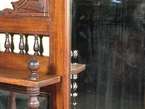   WALNUT BUFFET Sideboard SERVER Chiffonier w/ Mirrors c1899 l40  