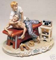 The Chiropractor Capodimonte Laurenz Collectn Figurine  