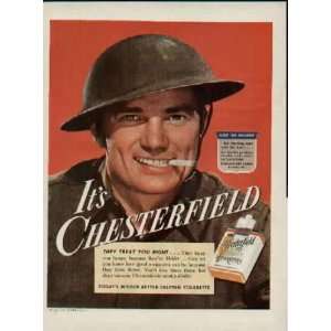   Smokin  1942 Chesterfield Cigarettes Ad, A3266A 