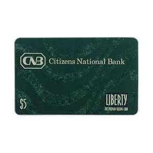   Card $5. Citizens National Bank (CNB of Henderson) 