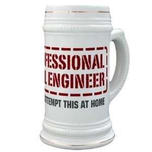 Professional Civil Engineer Funny Stein by   