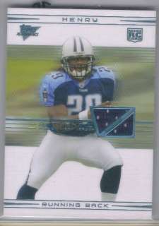 2007 Topps Performance Chris Henry Rookie Jersey Titans RC /30  