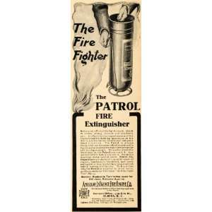  1906 Ad Fire Fighter Patrol LaFrance Engine American 