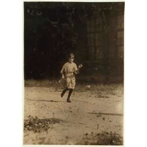  Photo Whistle blows noon Opelika Cotton Mill. Smallest girl 