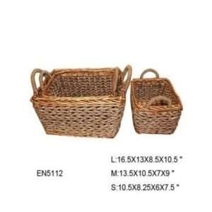  Large, Small, and Medium Size Willow Basket Set REDEN5112 