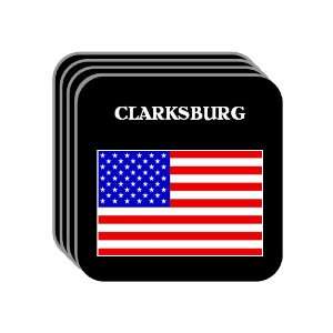  US Flag   Clarksburg, West Virginia (WV) Set of 4 Mini 