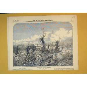  1849 Snipe Shooting Birds Sport Men Gun Dogs Spaniels 