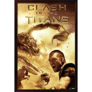  Clash of the Titans Framed Poster Print, 26x38