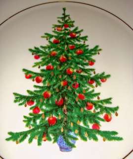 LENOX 1991 Christmas Trees Around World Plate GERMANY  