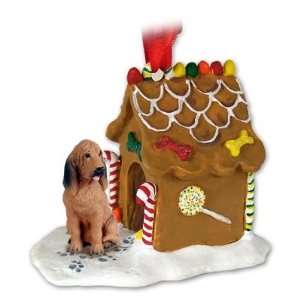  Bloodhound Ginger Bread Dog House Ornament