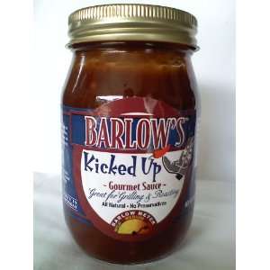    Barlows Kicked up BBQ Grilling Sauce, 16 Oz 