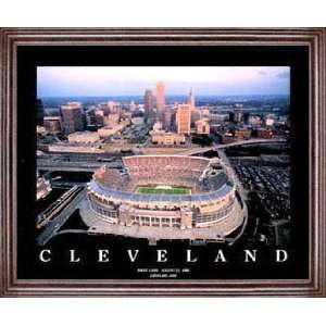  Cleveland Browns   Cleveland Browns Stadium   Framed 26x32 