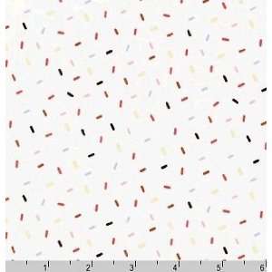  Robert Kaufman Sprinkles White Fabric Arts, Crafts 