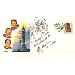  Skylab 4 Autographed Commemorative Philatelic Cover 