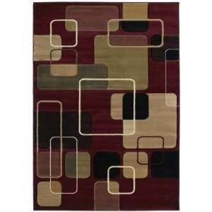  NEW Area Rugs Carpet Ritz Burgundy 5 3 x 7 6 