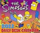 the simpsons 2012 daily desk calendar by matt groening 2011