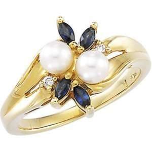   & Diamond Ring skillfully set in 14 karat Yellow Go(7) Jewelry