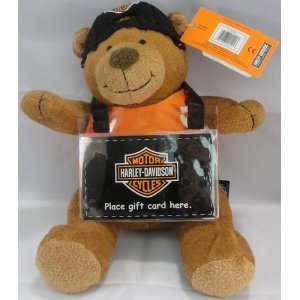  Harley Davidson Gift Card Teddy Bear Holder Toys & Games