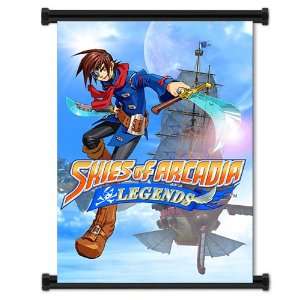 Skies of Arcadia Game Fabric Wall Scroll Poster (16x22 