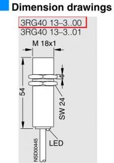 SIEMENS Inductive Proximity Switch PXI200 3RG4013 3GB00  