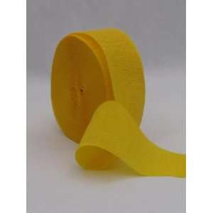   Canary Yellow Crepe Paper Streamers 81 Long
