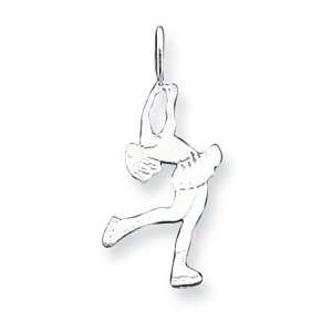   IceCarats Designer Jewelry Gift Sterling Silver Skater Girl Charm