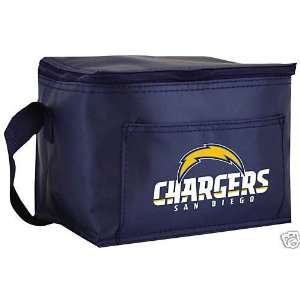  San Diego Chargers 6 Pack Cooler & Lunch Tote Sports 