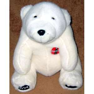  12 Polar Bear Coca Cola Plush 1994 Collectible Toys 