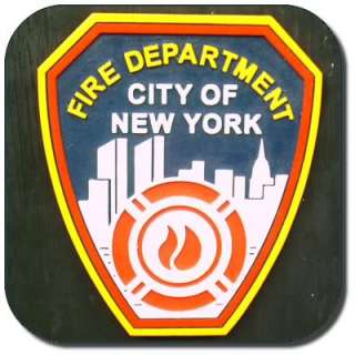   New York 3d routed carved wood patch sign award trophy plaque  