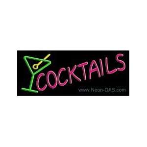 Cocktails Outdoor Neon Sign 13 x 32