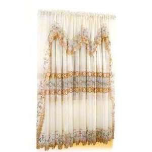  One Gold 60x84 Macrame Embroidered Panel  