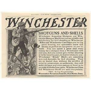  1905 Winchester Shotgun Hunter Hunting Print Ad