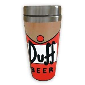  The Simpsons   Duff Beer   Stainless Steel Thermal Travel 