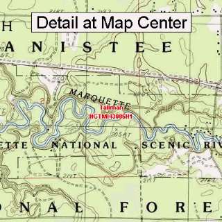  USGS Topographic Quadrangle Map   Tallman, Michigan 